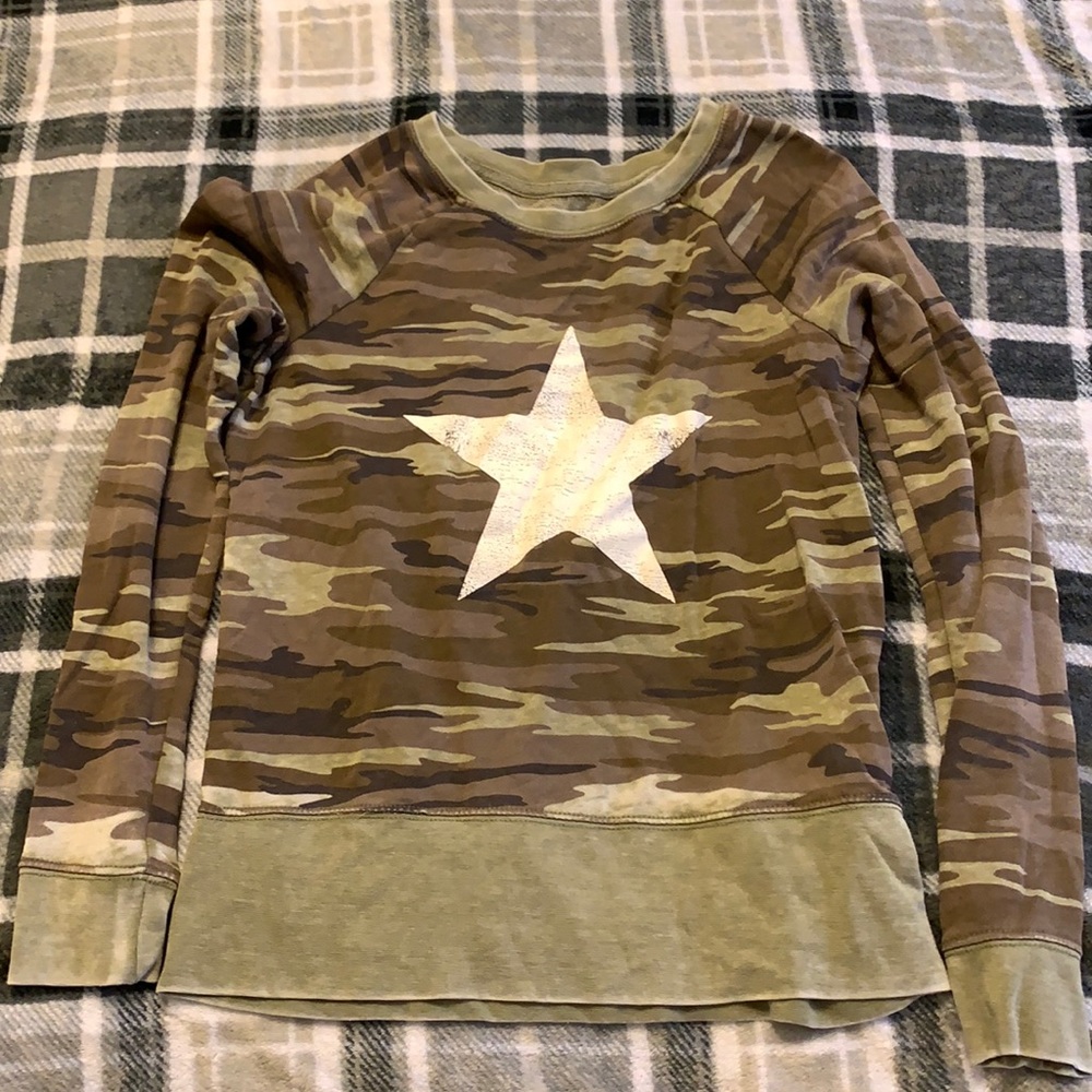 Camo sweater